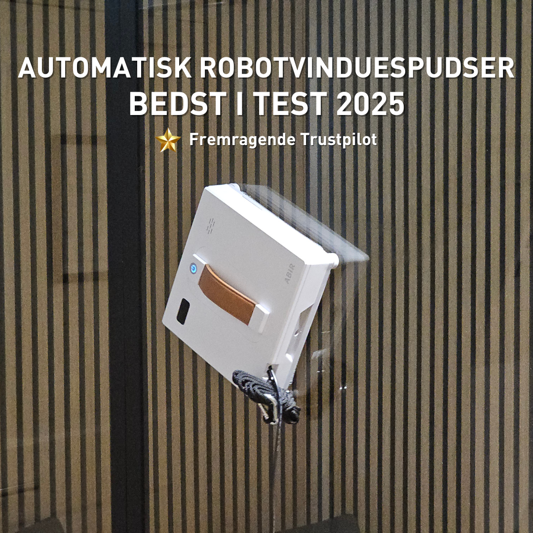 DEMOMODEL: ABIR WD8 - Automatisk Robotvinduespudser. Bemærk: Dette er en demomodel. Ingen fortrydelsesret: Da der er tale om en demovare kan der være brugsspor.